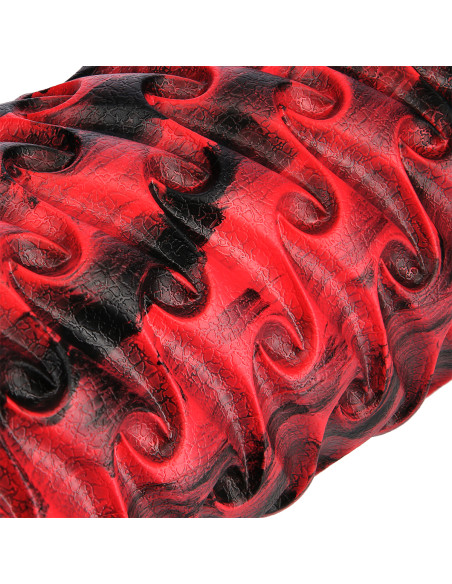 ЧЕРВЕНО-ЧЕРЕН 33 СМ ФИТНЕС РОЛЕР / МАСАЖЕН РОЛЕР HMS