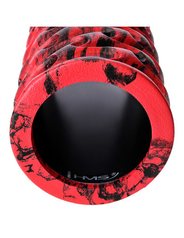 ЧЕРВЕНО-ЧЕРЕН 33 СМ ФИТНЕС РОЛЕР / МАСАЖЕН РОЛЕР HMS