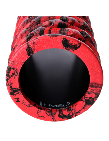 ЧЕРВЕНО-ЧЕРЕН 33 СМ ФИТНЕС РОЛЕР / МАСАЖЕН РОЛЕР HMS