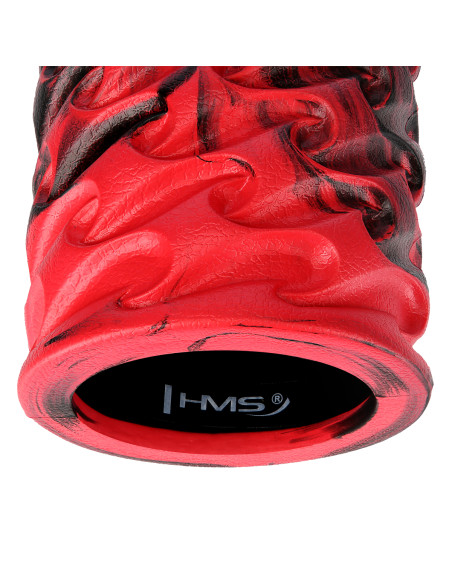 ЧЕРВЕНО-ЧЕРЕН 45 СМ ФИТНЕС РОЛЕР / МАСАЖЕН РОЛЕР HMS