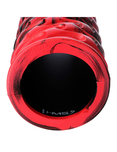 ЧЕРВЕНО-ЧЕРЕН 45 СМ ФИТНЕС РОЛЕР / МАСАЖЕН РОЛЕР HMS