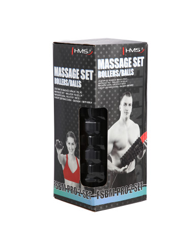 PRO 2 КОМПЛЕКТ МАСАЖНИ РОЛЕРИ / ТОПКИ HMS
