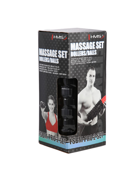 PRO 2 КОМПЛЕКТ МАСАЖНИ РОЛЕРИ / ТОПКИ HMS