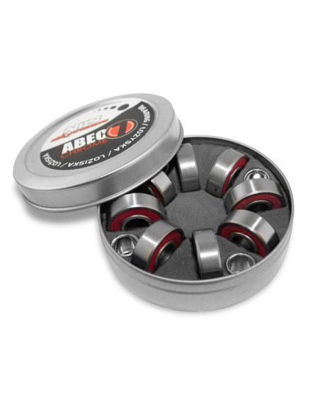 RS ЧЕРВЕНИ ХРОМИРАНИ ЛАГЕРИ (8 ЧАСТИ) МЕТАЛНИ КАН NILS EXTREME