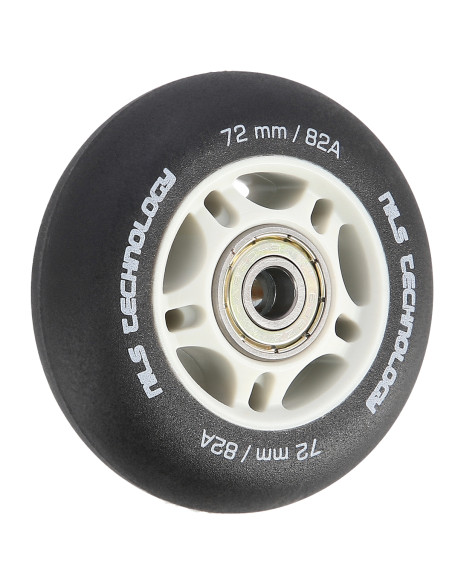 72x24 82A BLACK MATT (4 бр.) + ABEC-9 (8 бр.) КОМПЛЕКТ NILS EXTREME