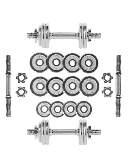 Щанги в куфар CHROME HMS 2x7,5kg STC15