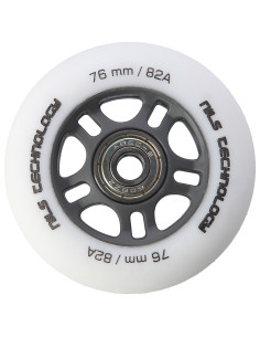 76x24 82A WHITE MATT (4 БР.) + ABEC-9 (8 БР.) КОМПЛЕКТ NILS EXTREME 2