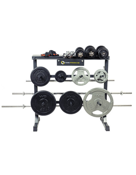 Плоча за тежести и поставка за дъмбели HMS PREMIUM