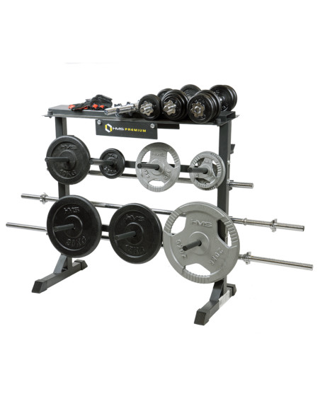 Плоча за тежести и поставка за дъмбели HMS PREMIUM