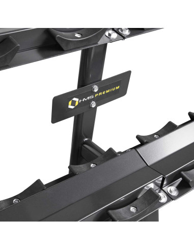 Стойка за дъмбели с големи дръжки HMS Premium