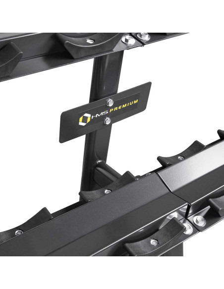 Стойка за дъмбели с големи дръжки HMS Premium