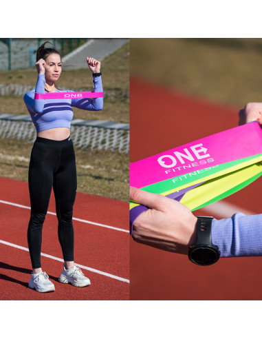 КОМПЛЕКТ04 КОМПЛЕКТ СЪПРОТИВНИ ЛЕНТИ ONE FITNESS
