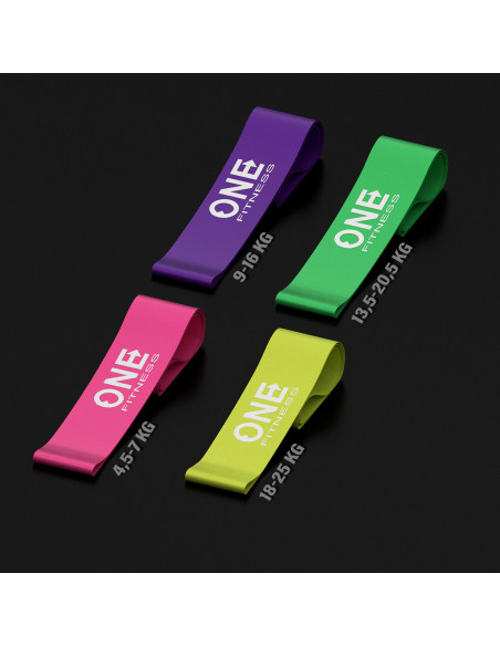 КОМПЛЕКТ04 КОМПЛЕКТ СЪПРОТИВНИ ЛЕНТИ ONE FITNESS