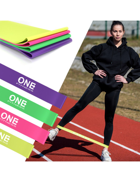 КОМПЛЕКТ04 КОМПЛЕКТ СЪПРОТИВНИ ЛЕНТИ ONE FITNESS