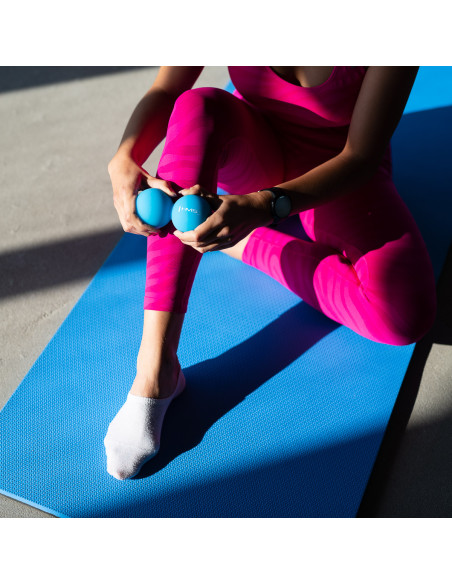 СИНЯ ЛАКРОСА ДВОЙНА МАСАЖНА ТОПКА HMS