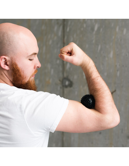 ЧЕРНА МАСАЖНА ТОПКА ТАРАЛЕЖ ЛАКРОС HMS