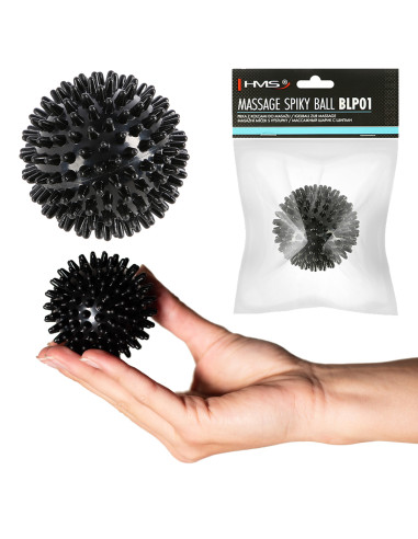 ЧЕРНА МАСАЖНА ТОПКА ТАРАЛЕЖ ЛАКРОС HMS