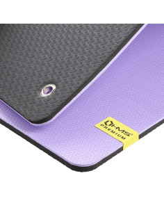 ВИОЛЕТОВО-ЧЕРНА ПОСТИЛКА ЗА ФИТНЕС С ОЧИ 12060 СМ EVA 15 ММ HMS PREMIUM