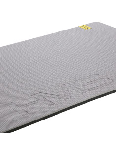 СВЕТЛО СИВО-ЧЕРНА ПОСТИЛКА ЗА ФИТНЕС С ОЧИ 12060 СМ EVA 15 ММ HMS PREMIUM