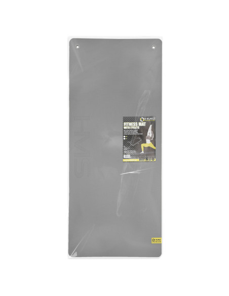 СИВО-ЧЕРНА ПОСТИЛКА ЗА ФИТНЕС С ОЧИ 14060 СМ EVA 15 ММ HMS PREMIUM