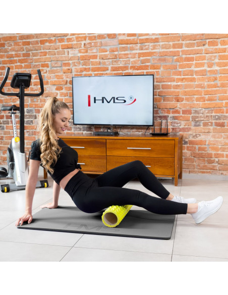 СИВО-ЧЕРНА ПОСТИЛКА ЗА ФИТНЕС С ОЧИ HMS PREMIUM