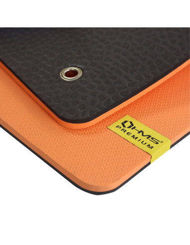 ОРАНЖЕВО-ЧЕРНА ПОСТИЛКА ЗА ФИТНЕС С ОЧИ HMS PREMIUM