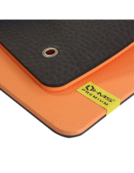 ОРАНЖЕВО-ЧЕРНА ПОСТИЛКА ЗА ФИТНЕС С ОЧИ HMS PREMIUM
