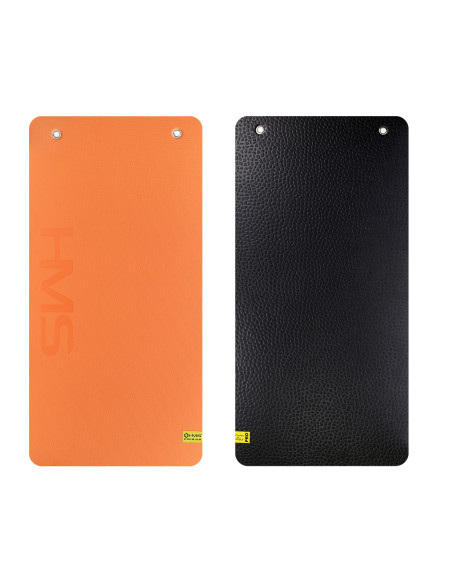 ОРАНЖЕВО-ЧЕРНА ПОСТИЛКА ЗА ФИТНЕС С ОЧИ HMS PREMIUM