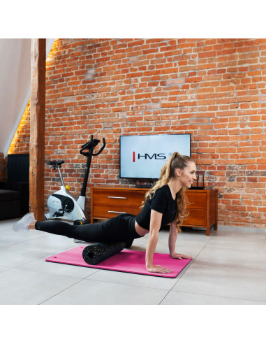 РОЗОВО-ЧЕРНА ПОСТИЛКА ЗА ФИТНЕС С ОЧИ HMS PREMIUM