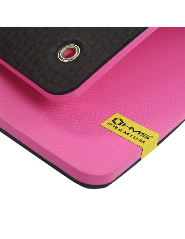 РОЗОВО-ЧЕРНА ПОСТИЛКА ЗА ФИТНЕС С ОЧИ HMS PREMIUM