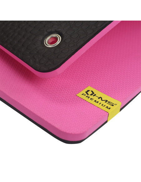 РОЗОВО-ЧЕРНА ПОСТИЛКА ЗА ФИТНЕС С ОЧИ HMS PREMIUM
