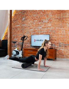 СИВО-ЧЕРНА ПОСТИЛКА ЗА ФИТНЕС С ОЧИ HMS PREMIUM