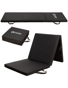 ГИМНАСТИЧЕСКИ МАТРАК СГЪВАЕМ 1800х600ММ ЧЕРЕН HMS PREMIUM 2