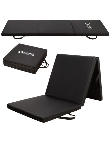 ГИМНАСТИЧЕСКИ МАТРАК СГЪВАЕМ 1800х600ММ ЧЕРЕН HMS PREMIUM