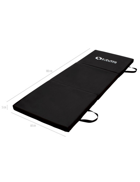 ГИМНАСТИЧЕСКИ МАТРАК СГЪВАЕМ 1800х600ММ ЧЕРЕН HMS PREMIUM