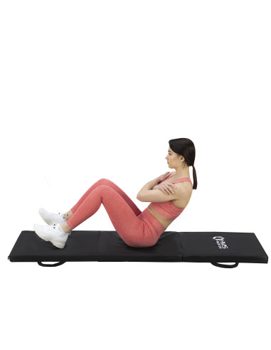 ГИМНАСТИЧЕСКИ МАТРАК СГЪВАЕМ 1800х600ММ ЧЕРЕН HMS PREMIUM