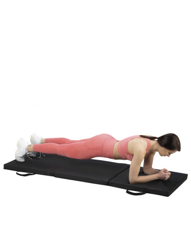 ГИМНАСТИЧЕСКИ МАТРАК СГЪВАЕМ 1800х600ММ ЧЕРЕН HMS PREMIUM
