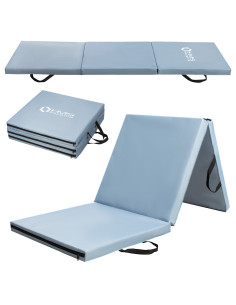 ГИМНАСТИЧЕСКИ МАТРАК СГЪВАЕМ 1800x600MM СИВ HMS PREMIUM