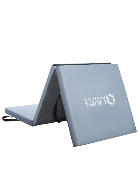 ГИМНАСТИЧЕСКИ МАТРАК СГЪВАЕМ 1800x600MM СИВ HMS PREMIUM