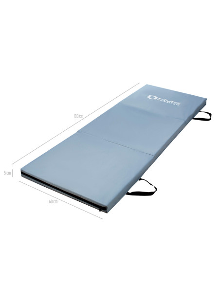 ГИМНАСТИЧЕСКИ МАТРАК СГЪВАЕМ 1800x600MM СИВ HMS PREMIUM