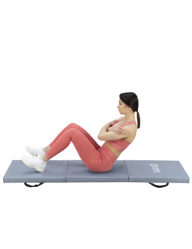 ГИМНАСТИЧЕСКИ МАТРАК СГЪВАЕМ 1800x600MM СИВ HMS PREMIUM