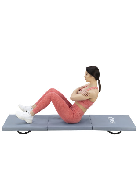 ГИМНАСТИЧЕСКИ МАТРАК СГЪВАЕМ 1800x600MM СИВ HMS PREMIUM