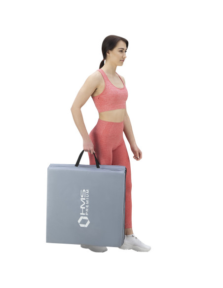 ГИМНАСТИЧЕСКИ МАТРАК СГЪВАЕМ 1800x600MM СИВ HMS PREMIUM