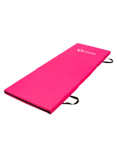 ГИМНАСТИЧЕСКИ МАТРАК СГЪВАЕМ 1800х600ММ РОЗОВ HMS PREMIUM
