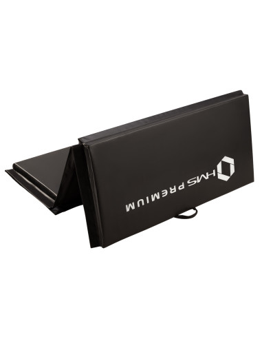 ГИМНАСТИЧЕСКИ МАТРАК СГЪВАЕМ 2400x1200 ММ ЧЕРЕН HMS PREMIUM