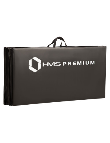 ГИМНАСТИЧЕСКИ МАТРАК СГЪВАЕМ 2400x1200 ММ ЧЕРЕН HMS PREMIUM