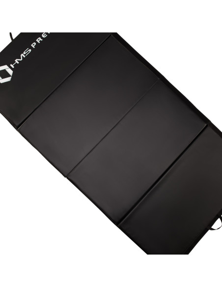 ГИМНАСТИЧЕСКИ МАТРАК СГЪВАЕМ 2400x1200 ММ ЧЕРЕН HMS PREMIUM