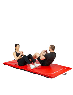 ГИМНАСТИЧЕСКИ МАТРАК СГЪВАЕМ 2400x1200 ММ ЧЕРВЕН HMS PREMIUM 2