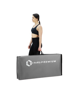 ГИМНАСТИЧЕСКИ МАТРАК СГЪВАЕМ 2400x1200 ММ СИВ HMS PREMIUM