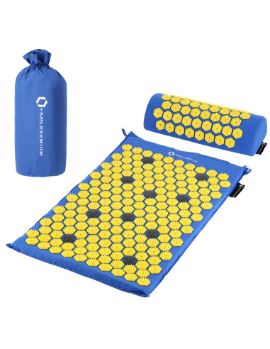 ТЪМНО СИН КОМПЛЕКТ АКУПРЕСУРНА ПОСТИЛКА HMS PREMIUM